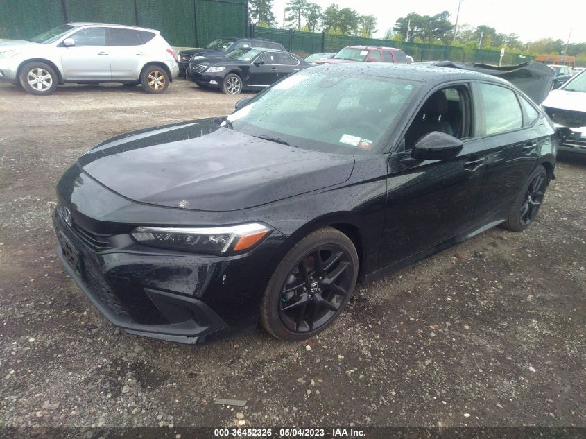 2022 HONDA CIVIC SEDAN SPORT - 2HGFE2F51NH574962
