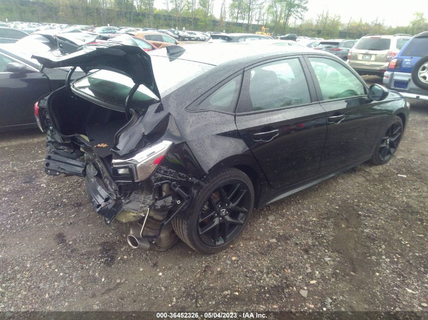 2022 HONDA CIVIC SEDAN SPORT - 2HGFE2F51NH574962