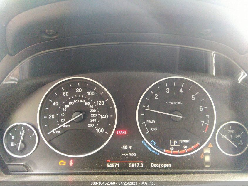 2015 BMW 3 SERIES 320I XDRIVE - WBA3C3G51FNS74890