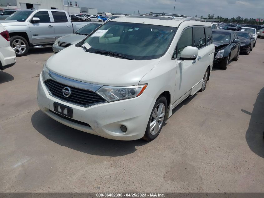 2013 NISSAN QUEST SL - JN8AE2KP7D9065042