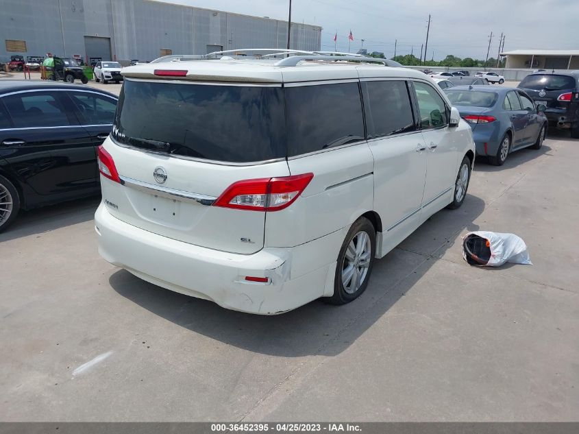 2013 NISSAN QUEST SL - JN8AE2KP7D9065042