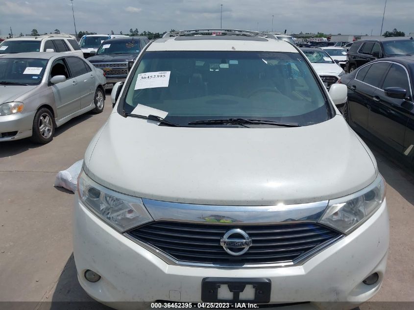 2013 NISSAN QUEST SL - JN8AE2KP7D9065042
