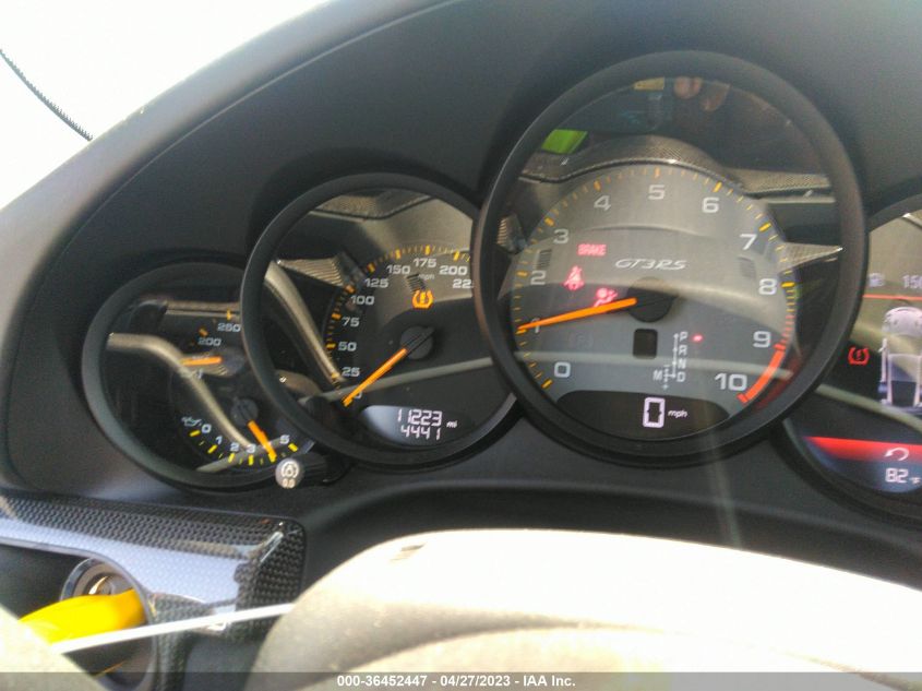 2019 PORSCHE 911 GT3 RS - WP0AF2A91KS164196
