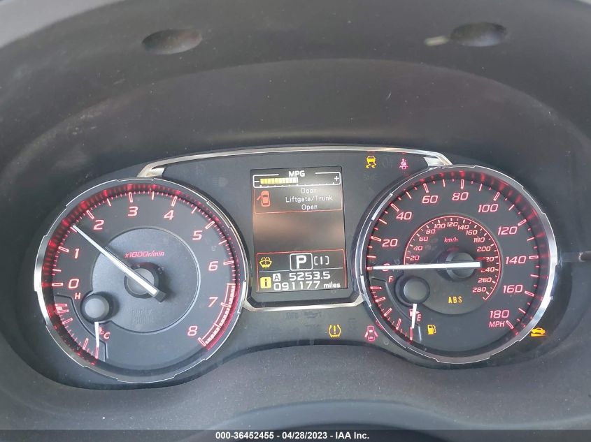 2015 SUBARU WRX LIMITED - JF1VA1G66F8811868