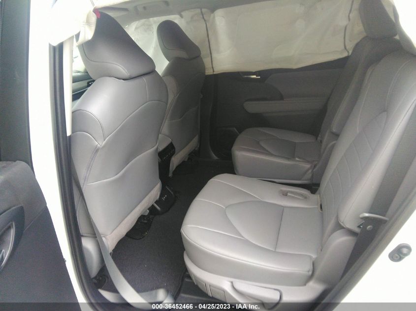 2022 TOYOTA HIGHLANDER XLE - 5TDHZRBH4NS166784