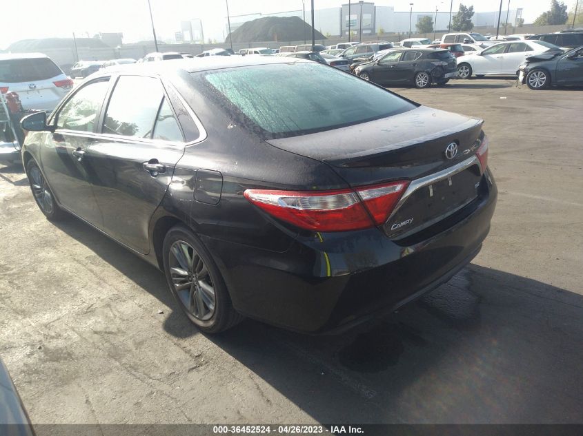 2017 TOYOTA CAMRY SE - 4T1BF1FK8HU630581