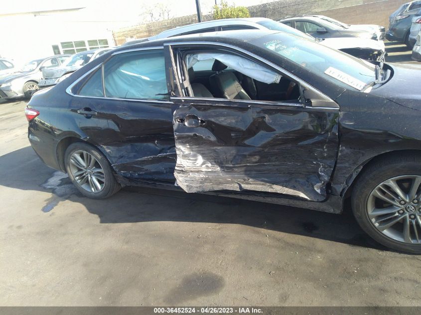 2017 TOYOTA CAMRY SE - 4T1BF1FK8HU630581
