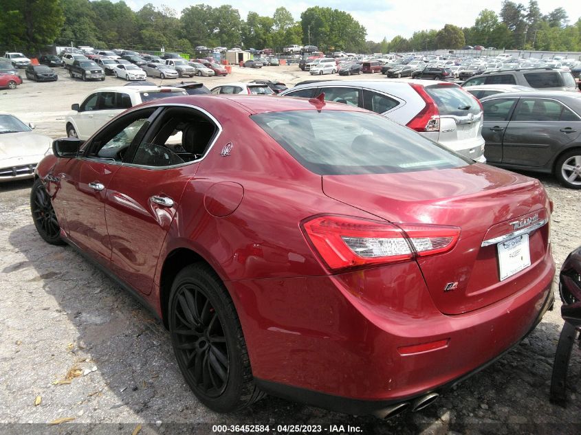 2016 MASERATI GHIBLI S Q4 - ZAM57RTA6G1183897