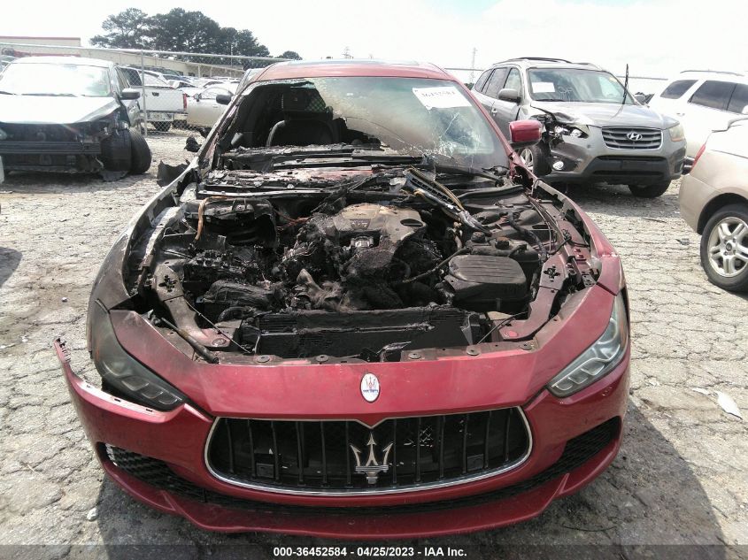 2016 MASERATI GHIBLI S Q4 - ZAM57RTA6G1183897