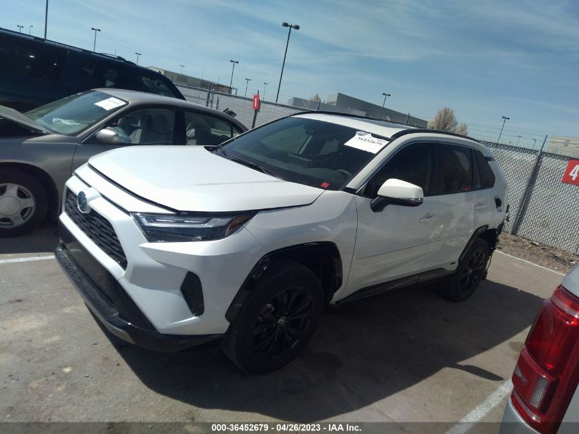 2022 TOYOTA RAV4 HYBRID SE - JTM16RFV8ND064779