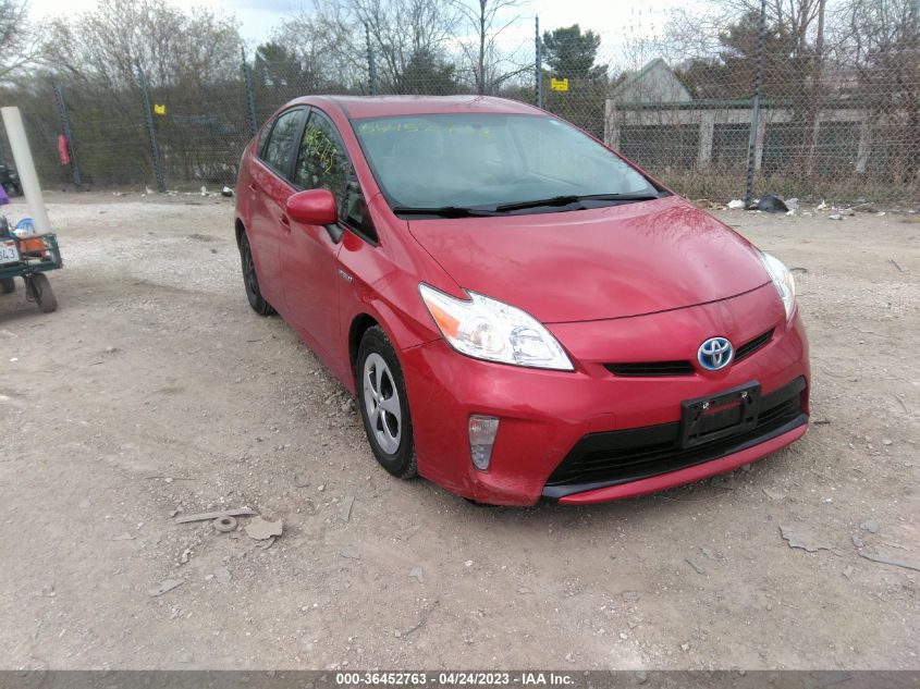 2013 TOYOTA PRIUS ONE/TWO/THREE/FOUR/FIVE - JTDKN3DU7D1623589