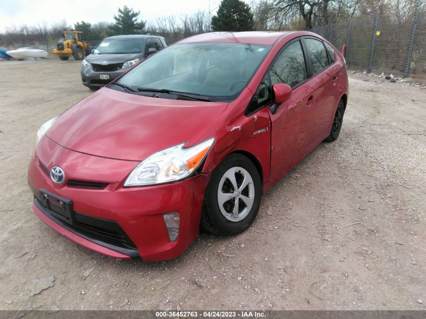 2013 TOYOTA PRIUS ONE/TWO/THREE/FOUR/FIVE - JTDKN3DU7D1623589