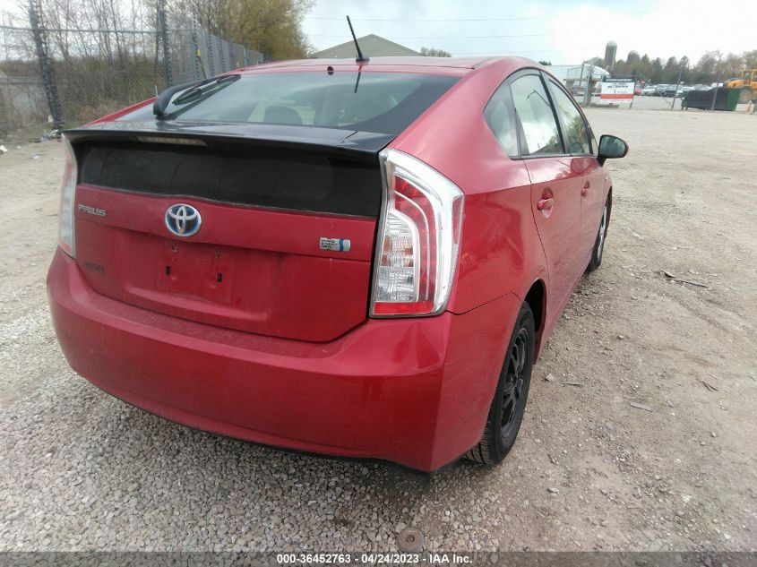 2013 TOYOTA PRIUS ONE/TWO/THREE/FOUR/FIVE - JTDKN3DU7D1623589