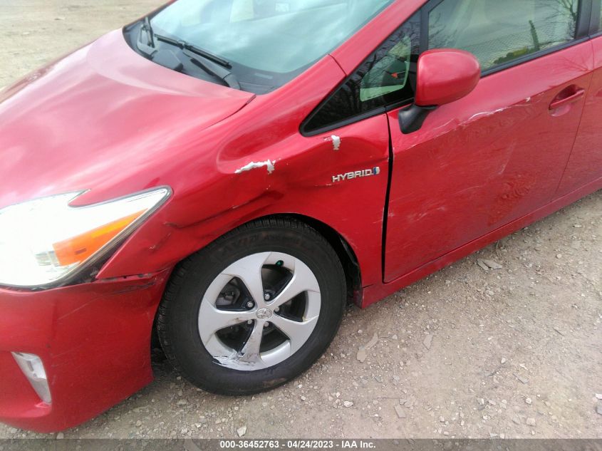 2013 TOYOTA PRIUS ONE/TWO/THREE/FOUR/FIVE - JTDKN3DU7D1623589