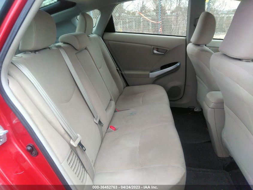 2013 TOYOTA PRIUS ONE/TWO/THREE/FOUR/FIVE - JTDKN3DU7D1623589