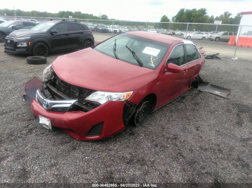 2014 TOYOTA CAMRY HYBRID LE/XLE/SE LIMITED EDITION - 4T1BD1FK3EU136047