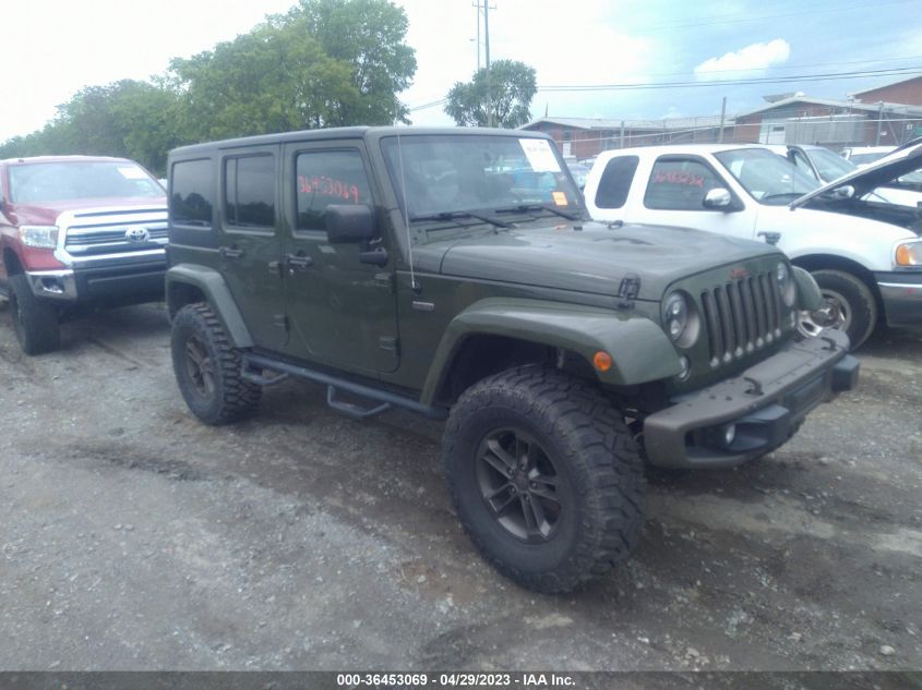 2016 JEEP WRANGLER UNLIMITED 75TH ANNIVERSARY - 1C4BJWEG2GL262092