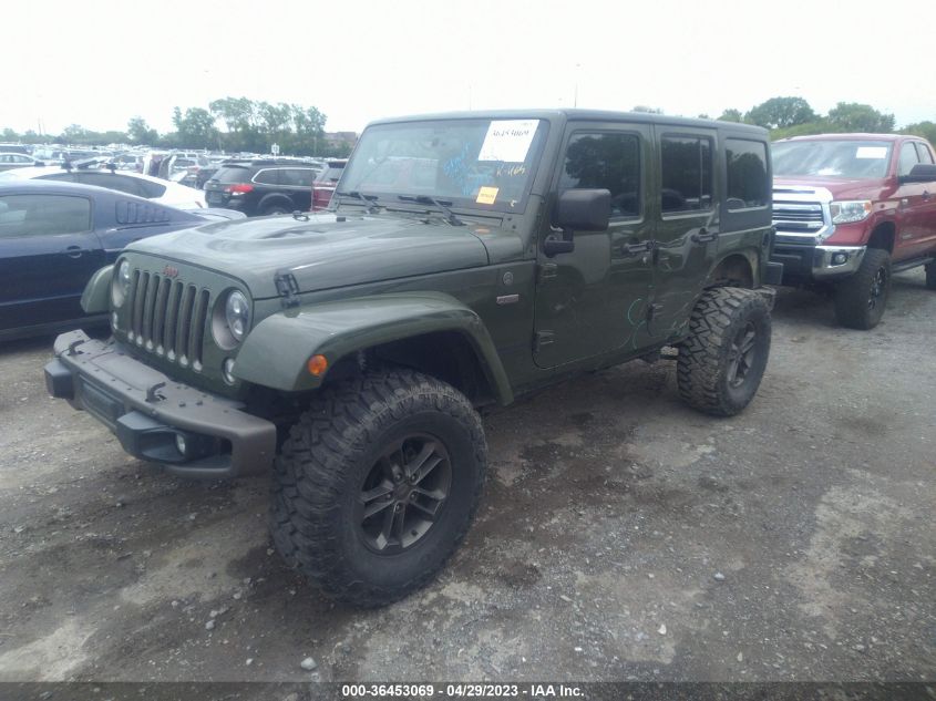 2016 JEEP WRANGLER UNLIMITED 75TH ANNIVERSARY - 1C4BJWEG2GL262092