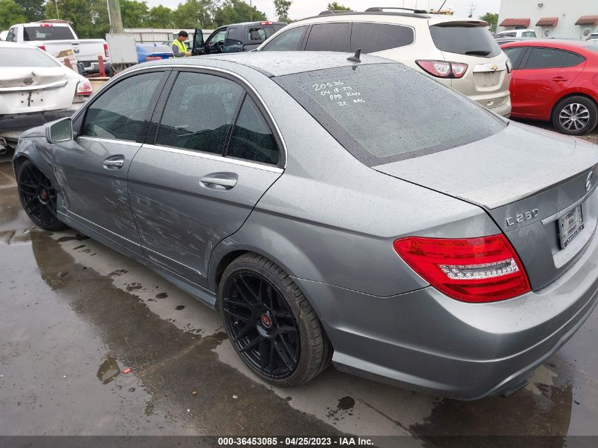 2014 MERCEDES-BENZ C-CLASS C 250 - WDDGF4HB3EA953206