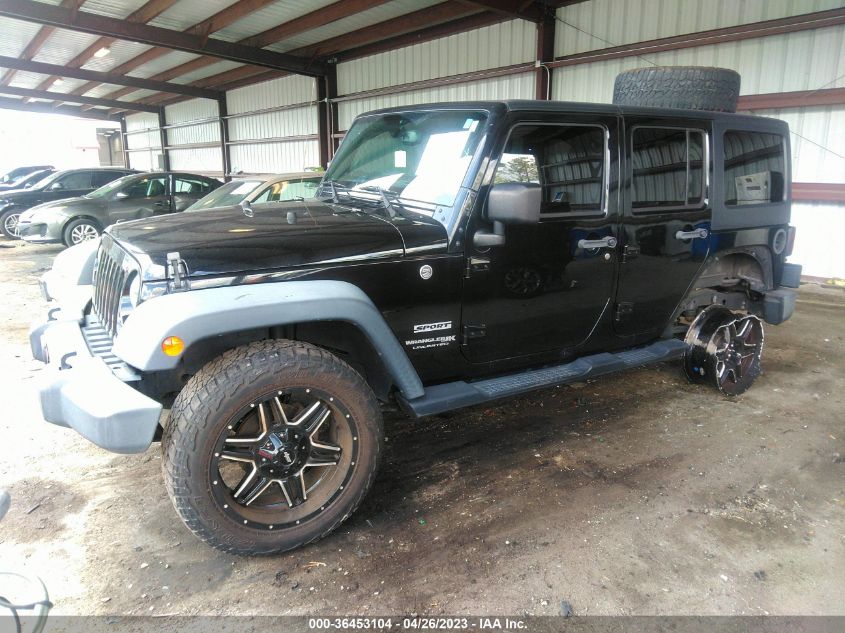 2018 JEEP WRANGLER JK UNLIMITED SPORT S 1C4HJWDG0JL930488