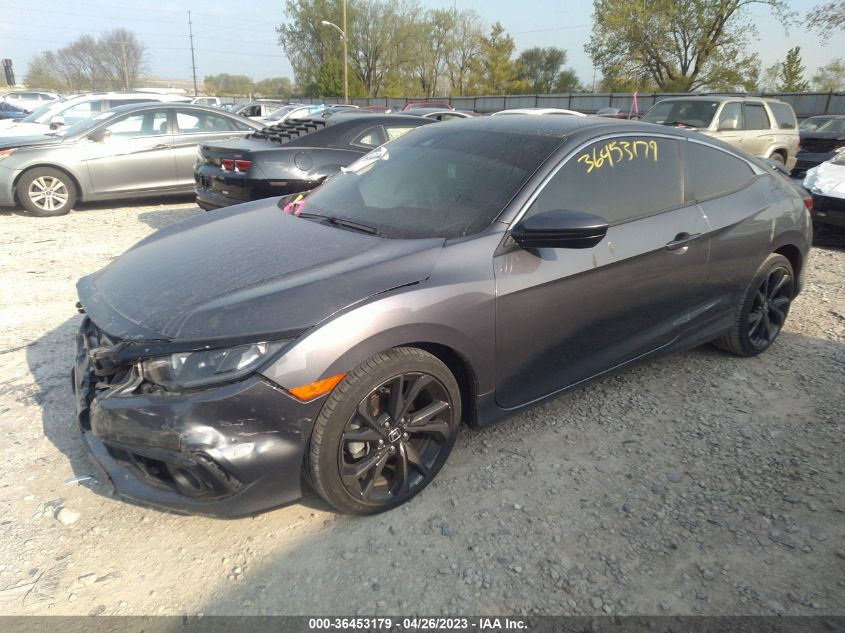 2019 HONDA CIVIC COUPE SPORT - 2HGFC4B85KH301276