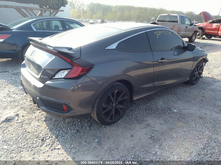 2019 HONDA CIVIC COUPE SPORT - 2HGFC4B85KH301276