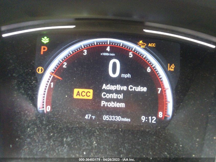 2019 HONDA CIVIC COUPE SPORT - 2HGFC4B85KH301276