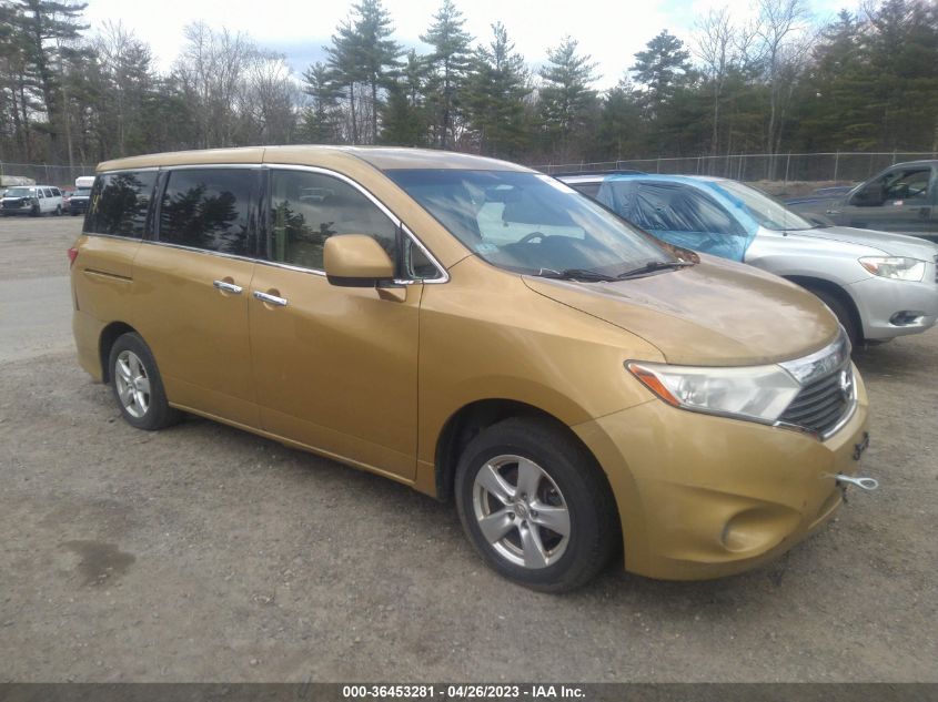 2013 NISSAN QUEST SV - JN8AE2KP2D9068561