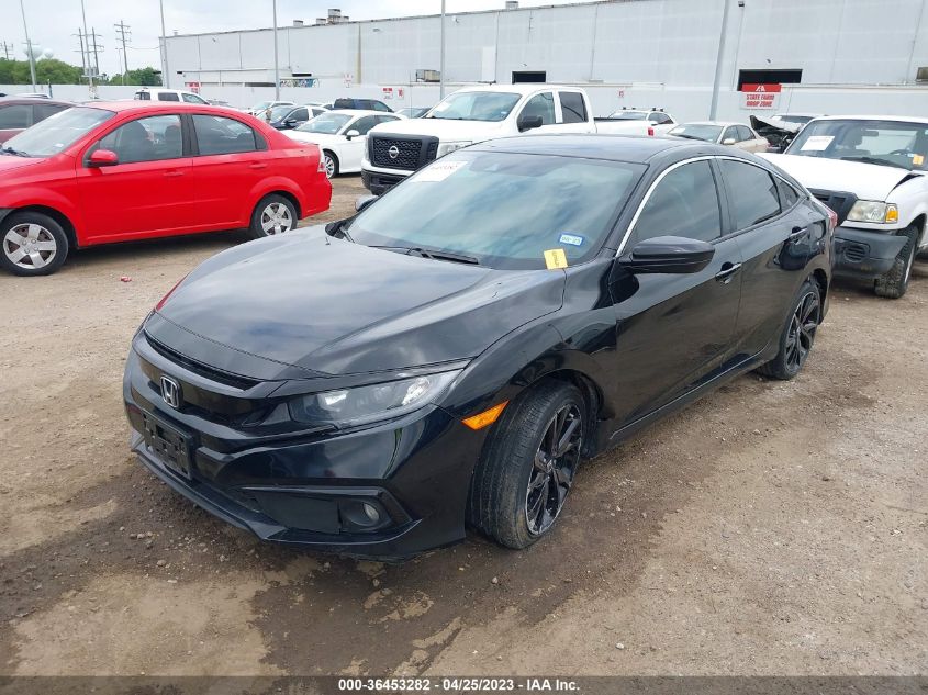 2021 HONDA CIVIC SEDAN SPORT - 19XFC2F80ME002242