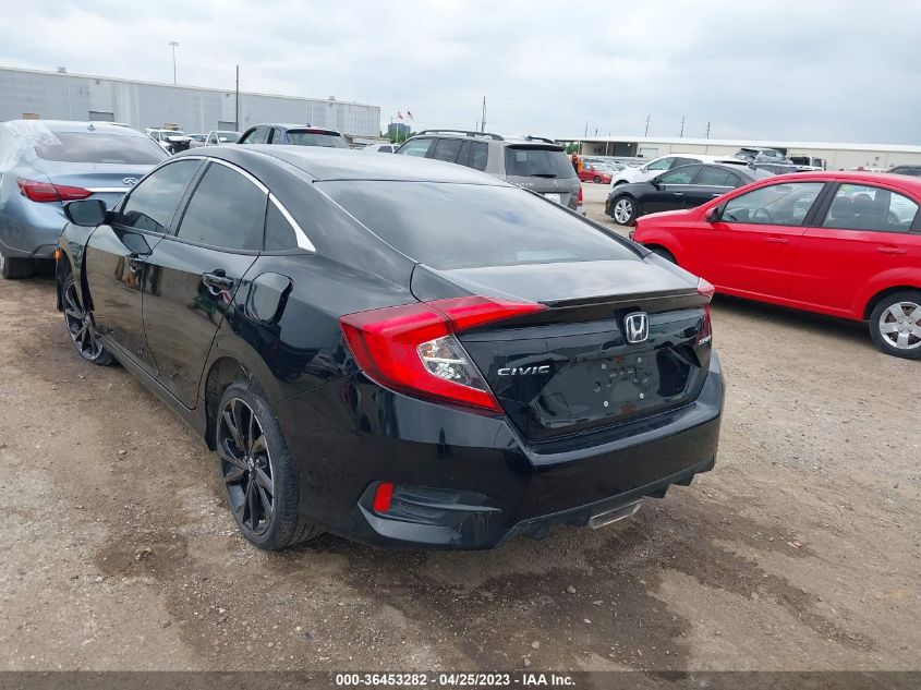 2021 HONDA CIVIC SEDAN SPORT - 19XFC2F80ME002242