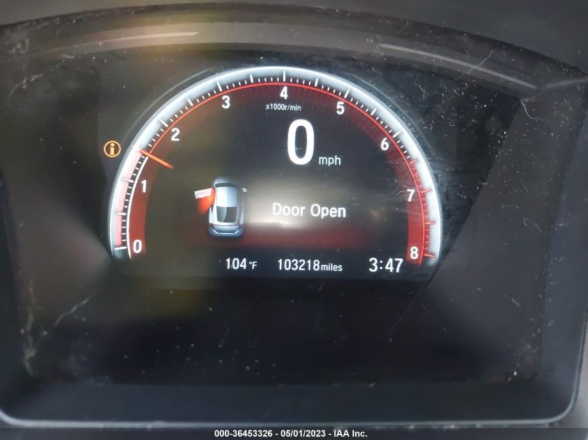2017 HONDA CIVIC COUPE SI - 2HGFC3A59HH751782
