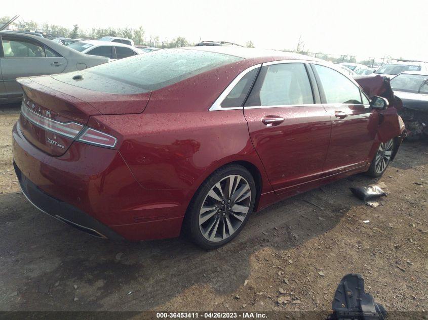 2017 LINCOLN MKZ SELECT - 3LN6L5D94HR603032