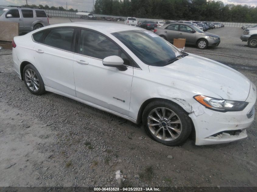 2017 FORD FUSION HYBRID SE - 3FA6P0LUXHR358650