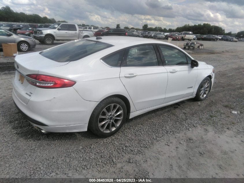 2017 FORD FUSION HYBRID SE - 3FA6P0LUXHR358650