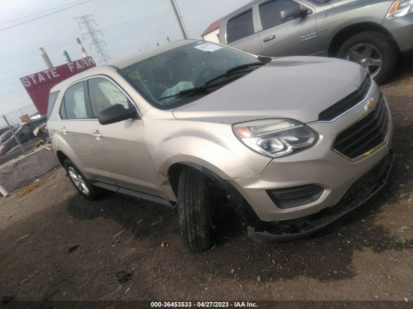 2016 CHEVROLET EQUINOX LS - 2GNALBEK5G1166246