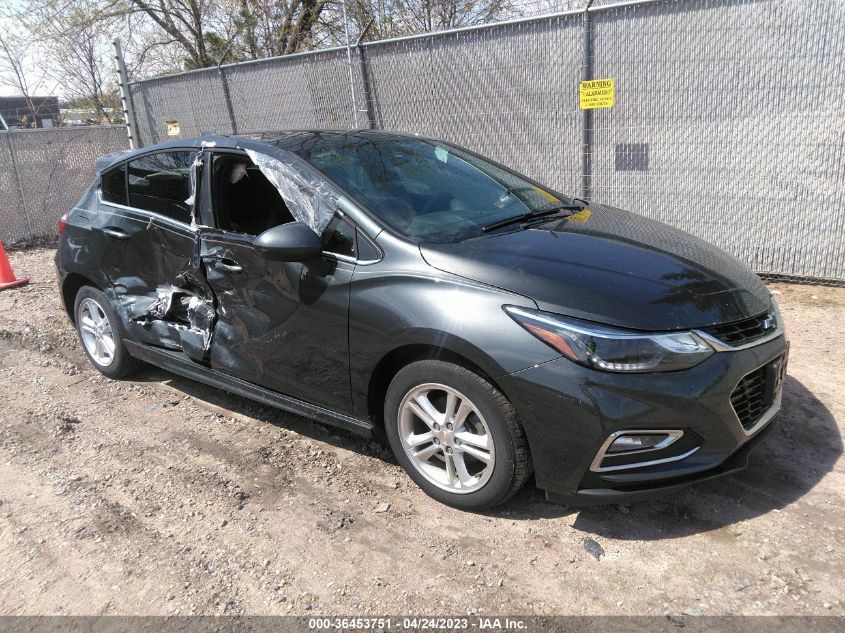 2018 CHEVROLET CRUZE LT - 3G1BD6SM4JS591002