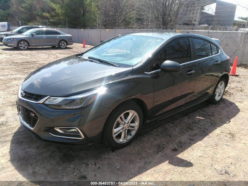 2018 CHEVROLET CRUZE LT - 3G1BD6SM4JS591002