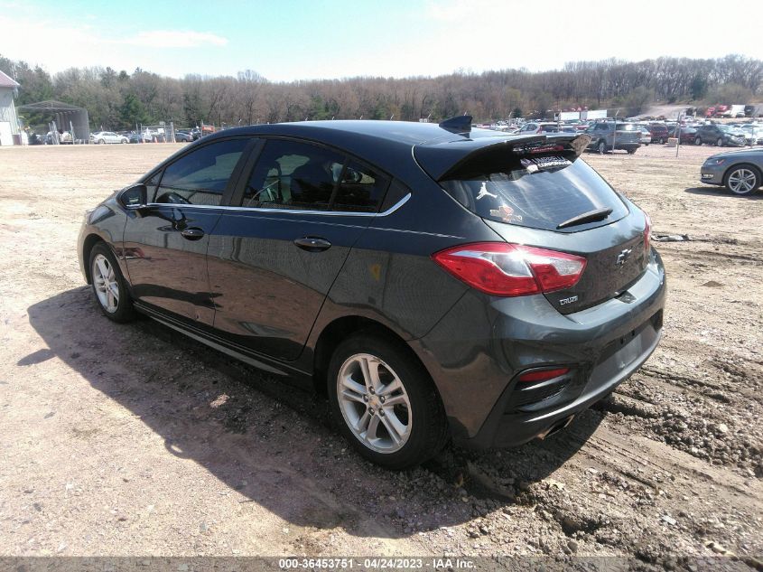 2018 CHEVROLET CRUZE LT - 3G1BD6SM4JS591002
