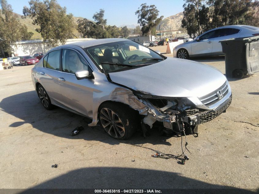 2015 HONDA ACCORD SEDAN SPORT - 1HGCR2F56FA145114