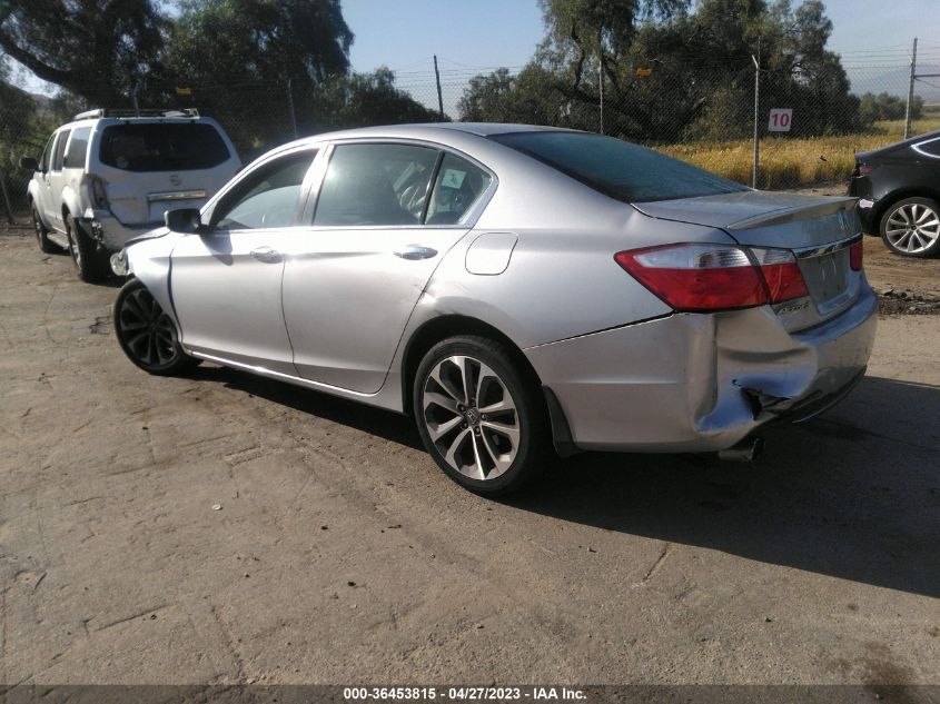 2015 HONDA ACCORD SEDAN SPORT - 1HGCR2F56FA145114