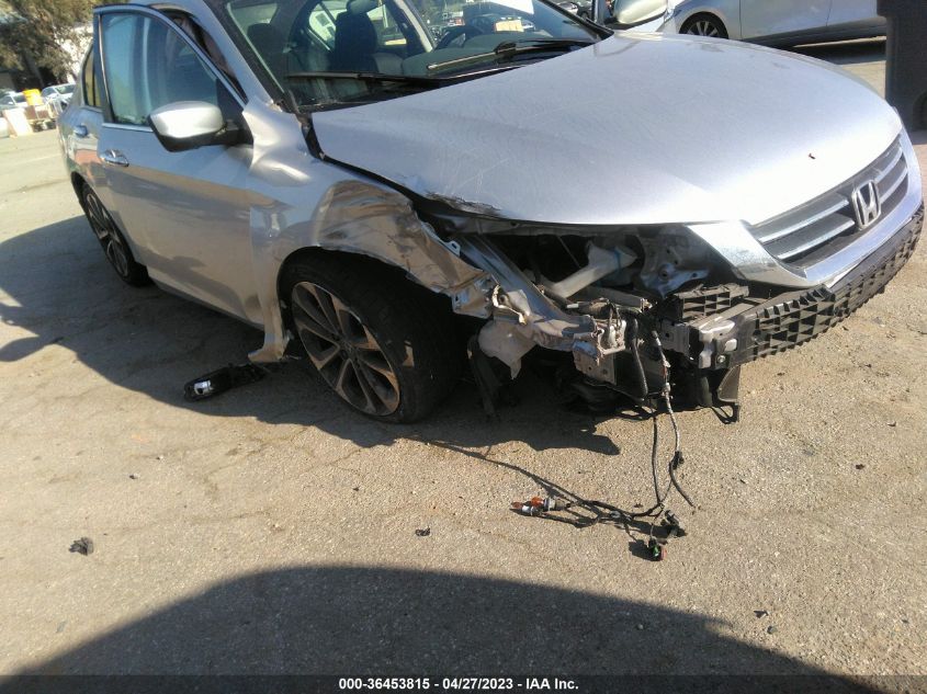 2015 HONDA ACCORD SEDAN SPORT - 1HGCR2F56FA145114