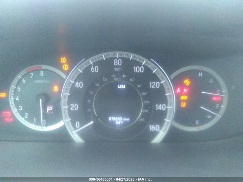 2016 HONDA ACCORD SEDAN EX-L - 1HGCR2F9XGA225469