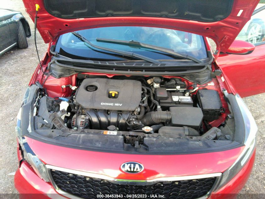 2018 KIA FORTE S - 3KPFL4A70JE182876