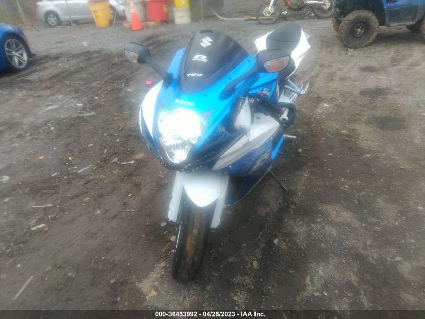2011 SUZUKI GSX750 JS1GR7MAXB2103136