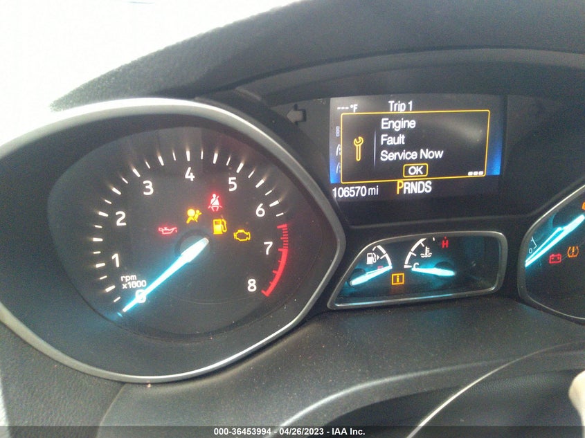 VIN 1FMCU0GD4HUC30974 2017 FORD ESCAPE SE