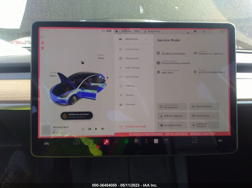 2021 TESLA MODEL 3 STANDARD RANGE PLUS - 5YJ3E1EA7MF062265