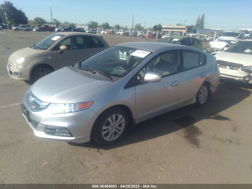 2014 HONDA INSIGHT EX JHMZE2H75ES001905