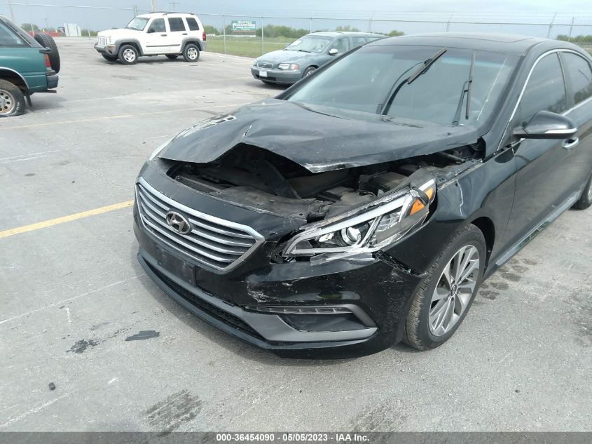 2017 HYUNDAI SONATA SPORT - 5NPE34AF4HH552364