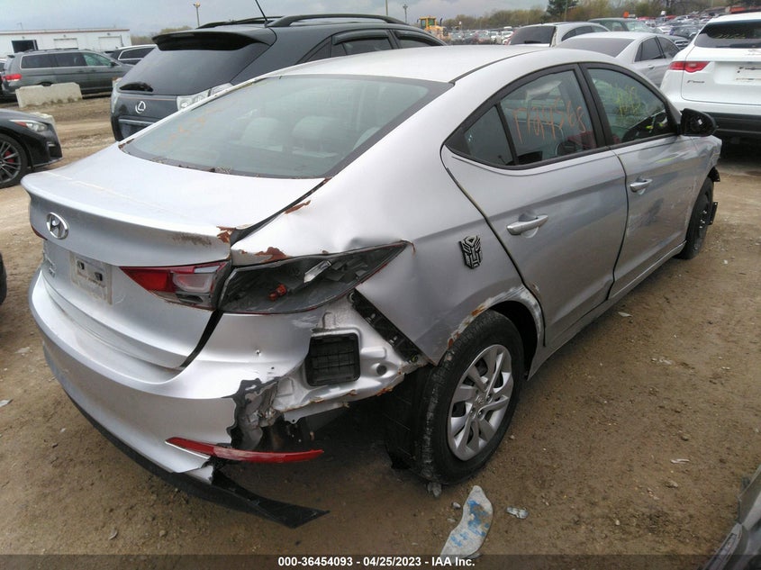 VIN 5NPD74LFXJH236566 2018 HYUNDAI ELANTRA SE