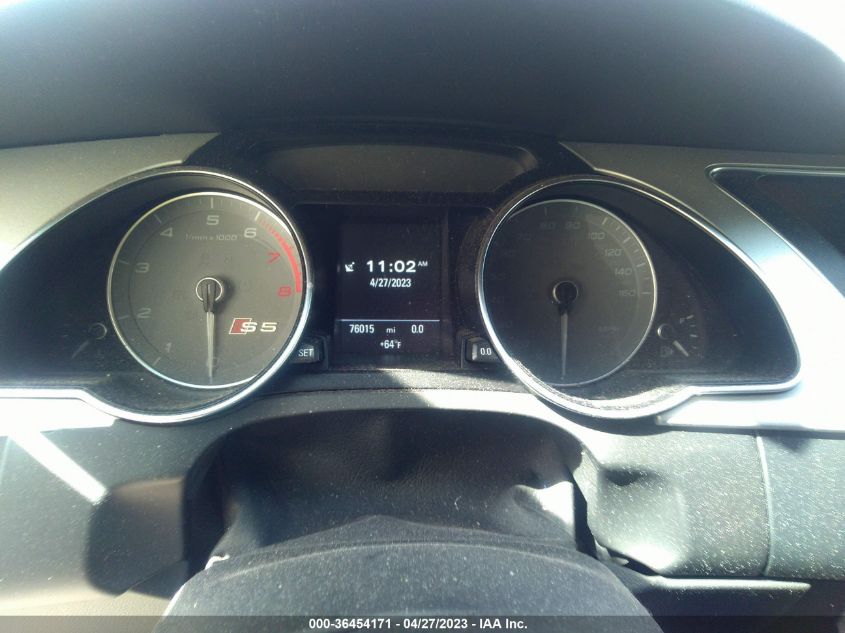 2016 AUDI S5 PREMIUM PLUS - WAUC4AFR5GA026785